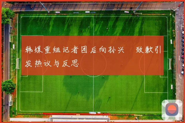 韩媒重组记者团后向孙兴慜致歉引发热议与反思